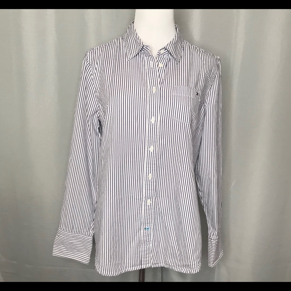 Tommy Hilfiger striped oxford